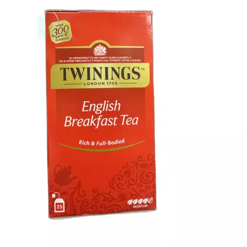 Twinings The Earl Grey bergamott ízű fekete tea – 25 filter, 50 g