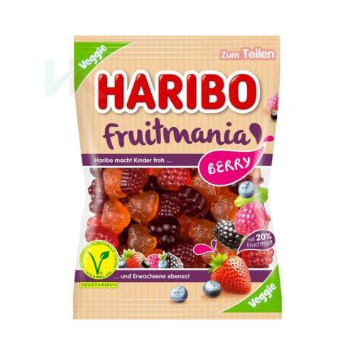 Haribo Fruitmania Berry gyümölcsízű gumicukor 160 g