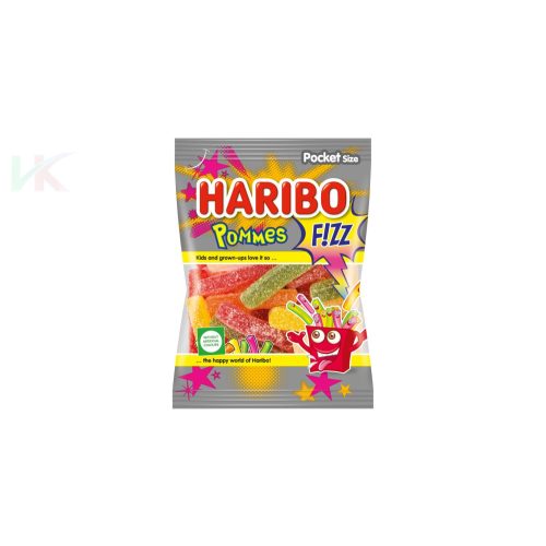 Haribo 100g Savanyú Hasáb -Pommes Fizz