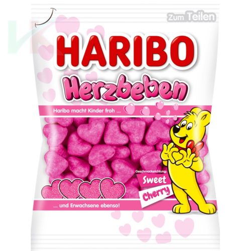 Haribo Herzbeben Sweet Cherry habcukor 160g