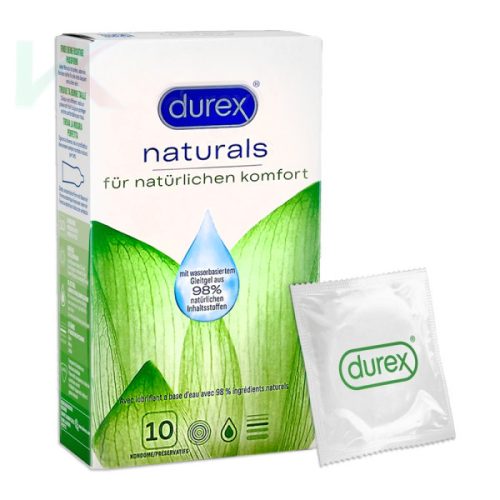Durex Naturals - vékony óvszer vízalapú