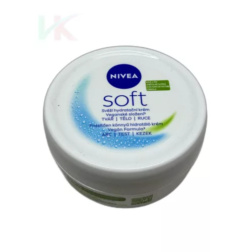 NIVEA Soft frissítő hidratáló krém arcra, testre és kézre – 300 ml