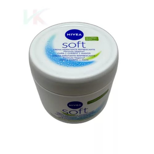 NIVEA Soft frissítő hidratáló krém arcra, testre és kézre – 500 ml