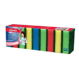Vileda Mosogatószivacs Rainbow, 9 db