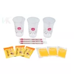 Bubble Maracujás zöld tea mangó ízű popping bobával DIY Kit 240 g – 3 adag