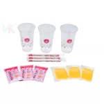 Bubble Őszibarackos zöld tea mangó ízű popping bobával DIY Kit 240 g – 3 adag