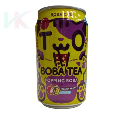 Boba Cat Licsi íz Boba Tea 315 ml