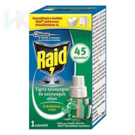   Raid szúnyogirtó utántöltő folyadék eukaliptusz olajjal 27 ml