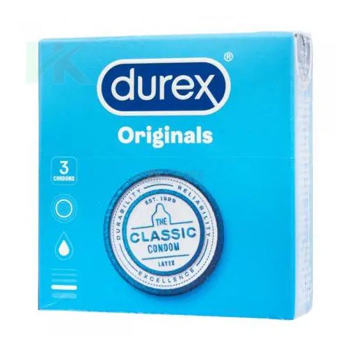 Durex Originals óvszer – 3 db