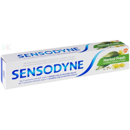 Sensodyne fogkrém 75 ml Soin Herbal