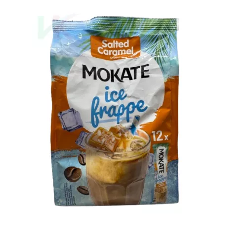 Mokate Ice Frappe Salted Caramel sós karamellás instant kávéital 12×12,5 g – 150 g