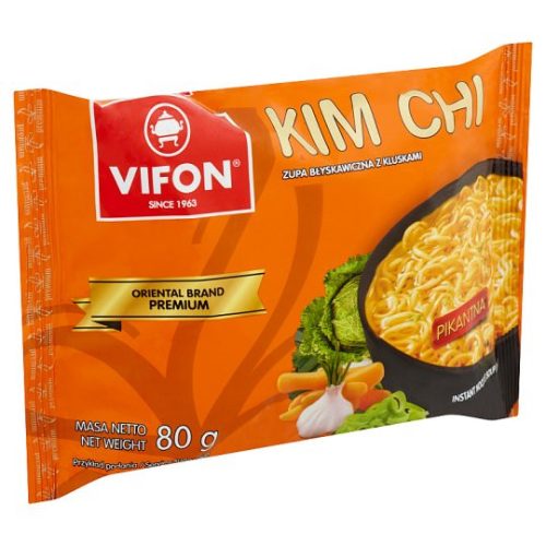 Vifon Kim Chi hagyományos koreai csípős instant tésztás leves 80g