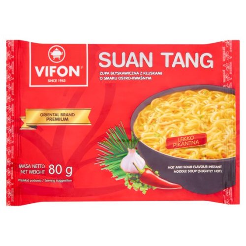 VIFON Suan Tang édes-Éavanyú,  Csípős Peking instant tészta  leves 80g