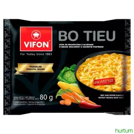   Vifon bo tieu csípős, borsos marhahús ízesítésű instant tésztás leves 80 g