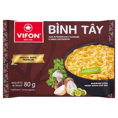 Vifon Binh Tay gombás ízesítésű instant tésztas leves 80g