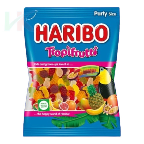 Haribo Tropi Frutti gyümölcsízű gumicukorka 1000 g