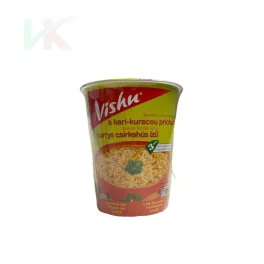 Vishu cury csirkehús ízű instant tésztás 65g