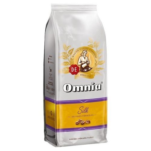 Omnia Silk szemes pörkölt kávé 1000 g