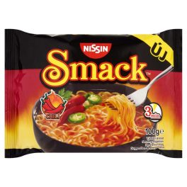 Nissin Smack instant tésztaleves chili ízesítéssel 100 g