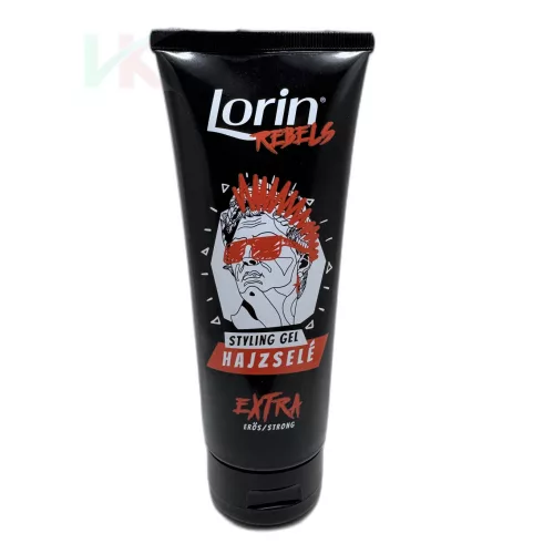 Lorin Rebels Extra extra erős hajzselé B5-provitaminnal – 200 ml