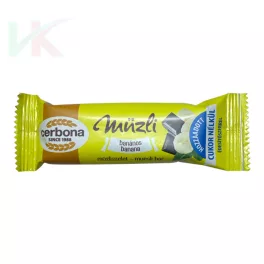   Cerbona MüZli Banános müzliszelet hozzáadott cukor nélkül – 20 g