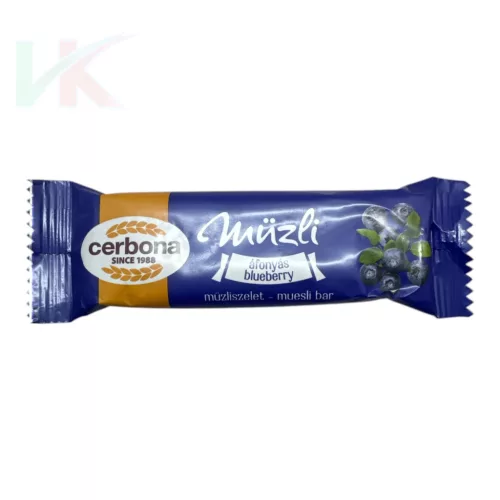 Cerbona MüZli Áfonyás müzliszelet – 20 g
