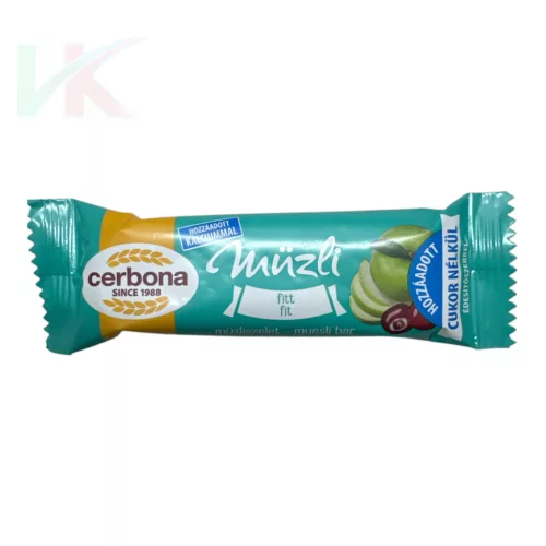 Cerbona MüZli Fitt müzliszelet hozzáadott kalciummal – 20 g