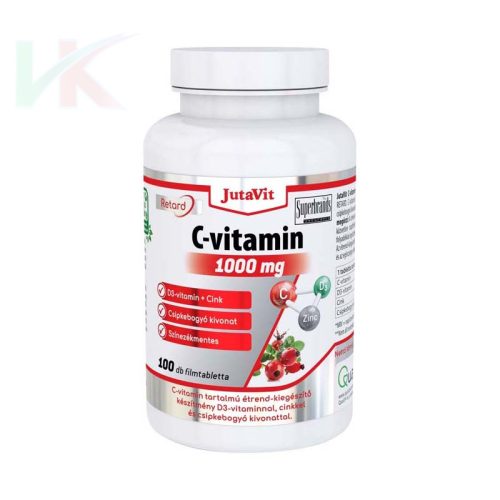 Jutavit c-vitamin 1000 mg+d3+cink 100db