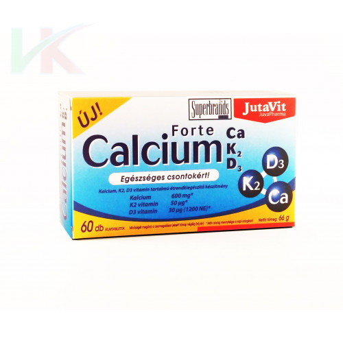 JutaVit Calcium Forte+K2+D3 filmtabletta 60db