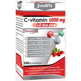 JutaVit C-1000mg C+D Duo Plus 100db