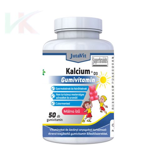 JutaVit Kalcium + D3 gumivitamin 50db
