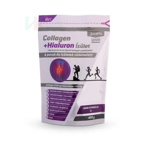 JutaVit Collagen + Hialuron Ízület italpor erdei gyümölcs ízű 400 g