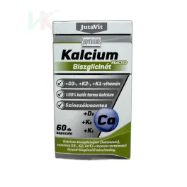   JutaVit Kalcium-biszglicinát + D3 + K2 + K1-vitamin – 60 db kapszula