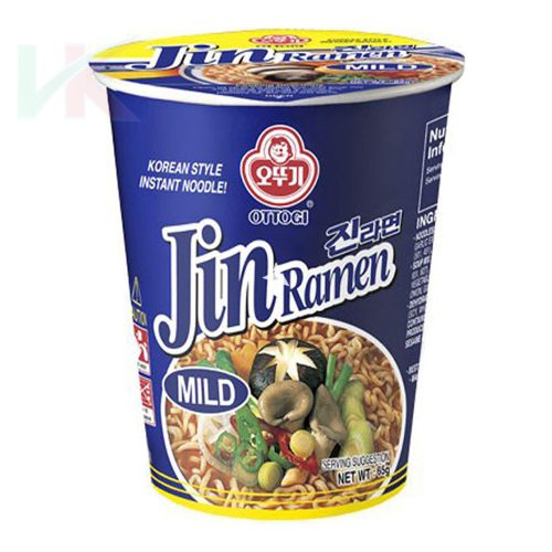 Ottogi Jin mild Tésztaleves Pohárban 65g