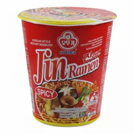jin ramen instant csípős pohár 65g