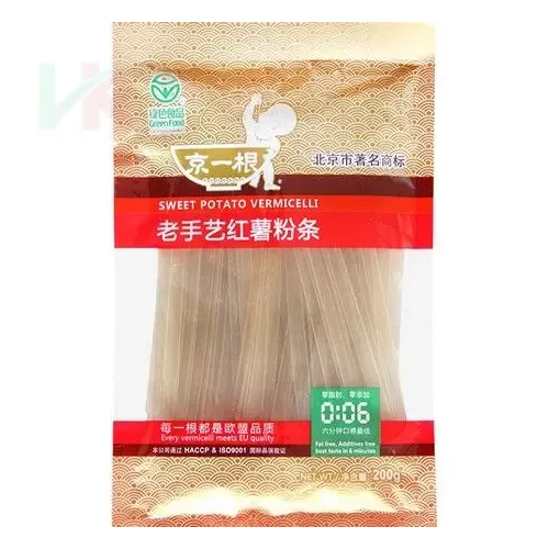 Jing Yi Gen Édesburgonya Üvegtészta Széles 200 g