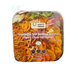   Happy Panda önmelegítő zöldséges hotpot – csípős olajos íz 182 g