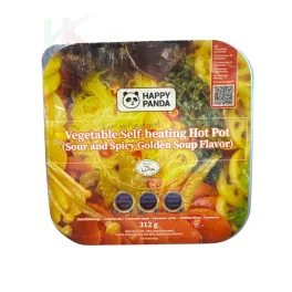   Happy Panda önmelegítő zöldséges hotpot savanyú-csípős aranyleves ízesítéssel 312 g