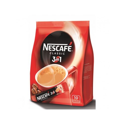 Nescafé 3in1 Classic azonnal oldódó kávéspecialitás 10 db 170 g