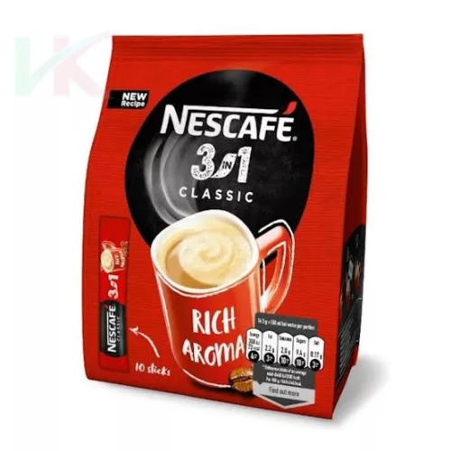 NESCAFÉ 3in1 Classic instant kávéital 10×16,5 g – 165 g