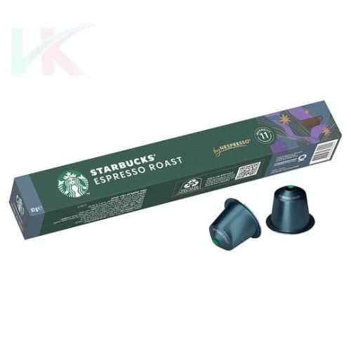 Starbucks by Nespresso Espresso Roast őrölt pörkölt kávé 10 kapszula 57 g