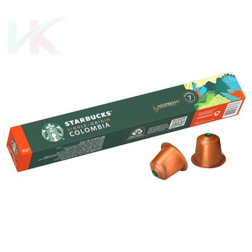 Starbucks by Nespresso Colombia őrölt pörkölt kávé 10 kapszula 57 g