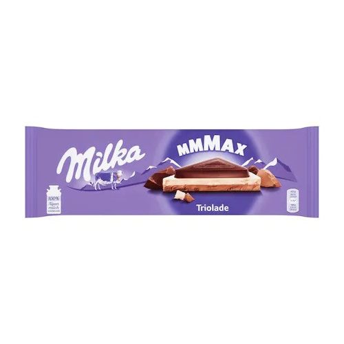 Milka Triolade csokoládé, 280 g