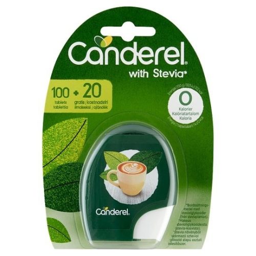 Canderel stevia alapú édesítőszer tablet 120 db 10,2 g