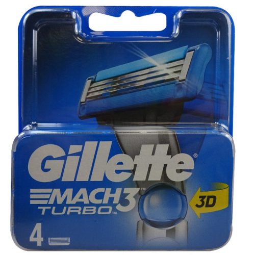 Gillette Mach3 Turbo borotvabetét 4 darabos