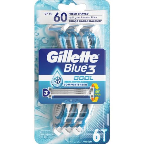 Gillette Blue3 Cool Eldobható Férfi Borotva 6 db