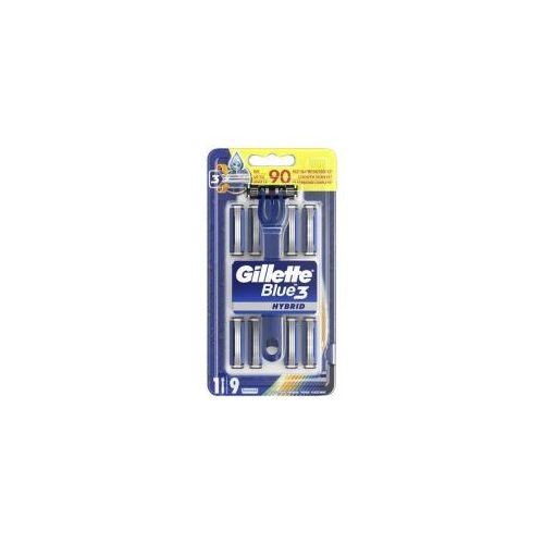 Gillette Blue3 Hybrid készülék + 9db