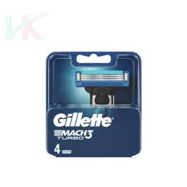 Gillette Mach3 Turbo cserepenge – 4 db