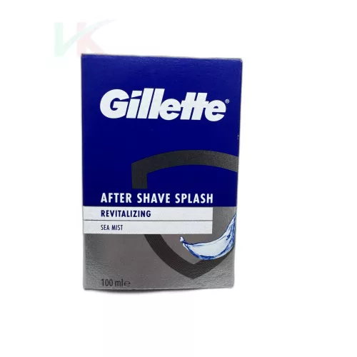 Gillette After Shave Splash Revitalizing Sea Mist borotválkozás utáni arcszesz – 100 ml