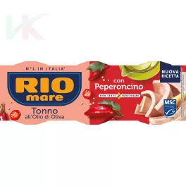 Rio Mare tonhal olívaolajban csilipaprikával – 3×65 g